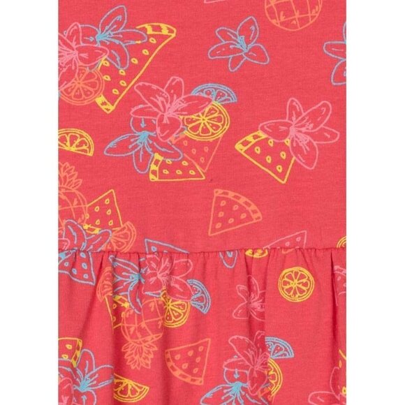 NWT Losan coral fruit print dress - Picture 3 of 4